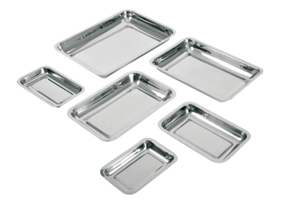 PLATEAU INOX 20 x 13 x 2.5CM